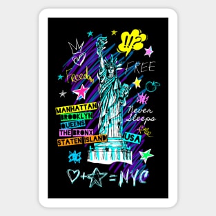 liberty statue New York Sticker